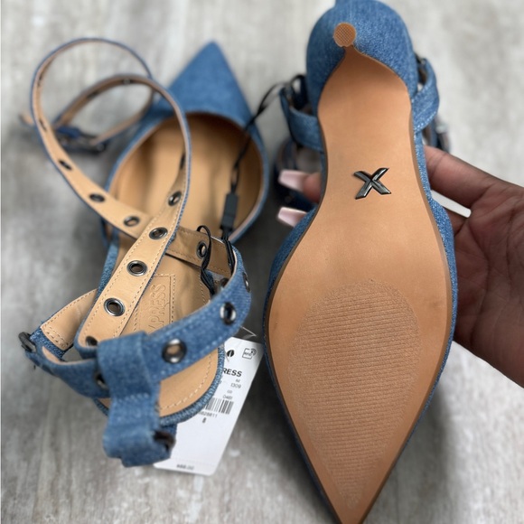 NWT, Express Denim Pumps Size 8 - Picture 4 of 6